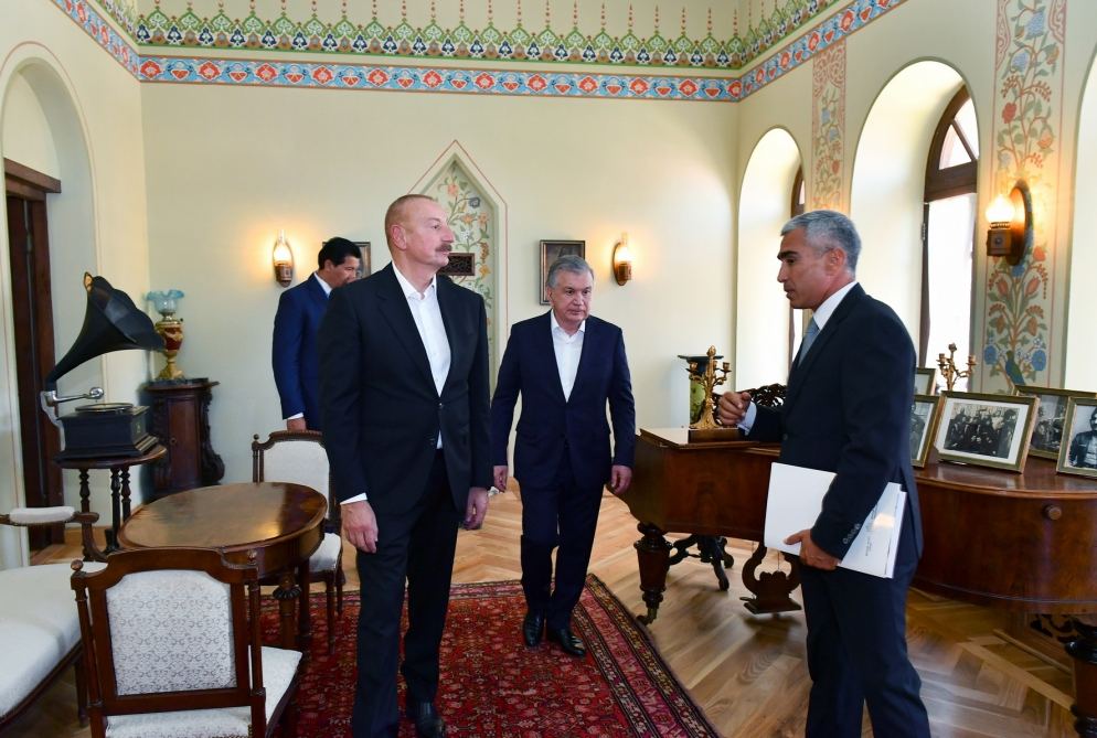Presidents of Azerbaijan, Uzbekistan, First Ladies visit Shusha city (PHOTO)
