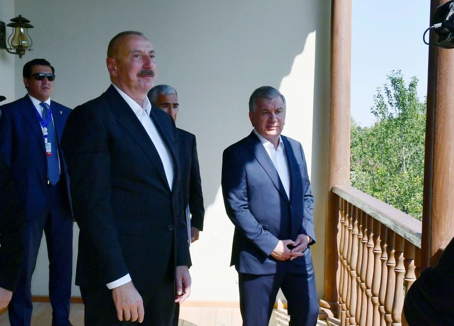 Presidents of Azerbaijan, Uzbekistan, First Ladies visit Shusha city (PHOTO)