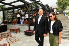 Президент Ильхам Алиев и Первая леди Мехрибан Алиева приняли участие в праздничных торжествах "День города Лачин" (ФОТО/ВИДЕО)