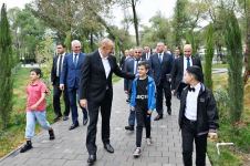 Президент Ильхам Алиев и Первая леди Мехрибан Алиева ознакомились с работой, проделанной в селе Забух Лачинского района, и встретились с жителями (ФОТО/ВИДЕО)