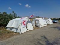 Convoy with 40 tons of flour sent from Baku awaits on Aghdam-Khankendi road for six day in a row (PHOTO)