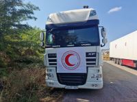 Convoy with 40 tons of flour sent from Baku awaits on Aghdam-Khankendi road for six day in a row (PHOTO)