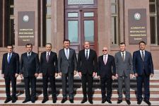 President Ilham Aliyev receives ministers of Turkic states participating in events held in Baku (PHOTO)