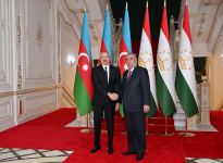 President Ilham Aliyev, President Emomali Rahmon hold one-on-one meeting (PHOTO/VIDEO)