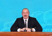 Президент Ильхам Алиев и Президент Реджеп Тайип Эрдоган выступили с заявлениями для прессы (ФОТО/ВИДЕО)