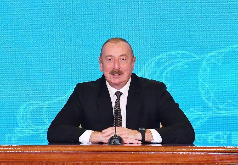 Президент Ильхам Алиев и Президент Реджеп Тайип Эрдоган выступили с заявлениями для прессы (ФОТО/ВИДЕО)