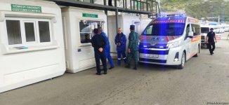 Из Горуса в направлении Ханкенди проехали машины скорой помощи в сопровождении МККК (ФОТО)