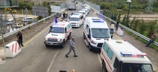 Из Горуса в направлении Ханкенди проехали машины скорой помощи в сопровождении МККК (ФОТО)