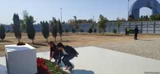 Депутаты парламента и другие официальные лица Азербайджана посетили в Баку строящийся Парк Победы (ФОТО/ВИДЕО)