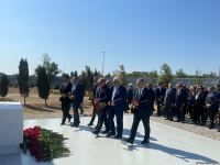 Депутаты парламента и другие официальные лица Азербайджана посетили в Баку строящийся Парк Победы (ФОТО/ВИДЕО)