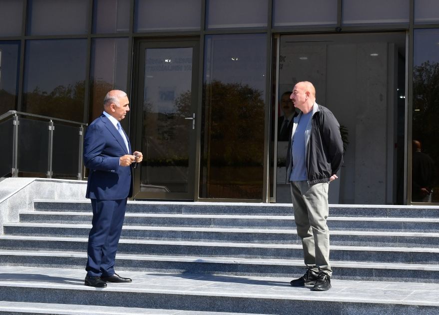 Президент Ильхам Алиев открыл Джебраильский центр цифрового управления ОАО «Азеришыг» (ВИДЕО/ФОТО)