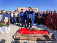 Завершилась церемония прощания с Ганирой Пашаевой (ФОТО/ВИДЕО)