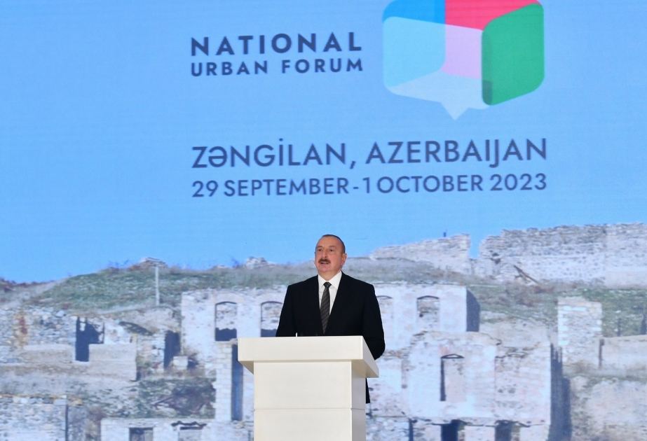 Президент Ильхам Алиев: Строительство железной дороги от Горадиза до Зангилана будет завершено в скором времени