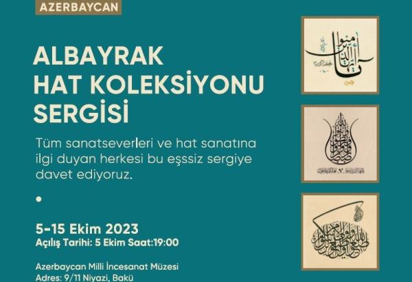 Albayrak Group and Trend News Agency to hold exhibition on calligraphy in Azerbaijan