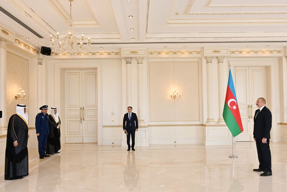 President Ilham Aliyev receives credentials of newly appointed ambassador of Saudi Arabia (PHOTO/VIDEO)