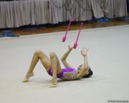 Стартовал второй день соревнований 28-го чемпионата Баку по художественной гимнастике (ФОТО)