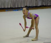 Стартовал второй день соревнований 28-го чемпионата Баку по художественной гимнастике (ФОТО)
