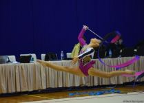 Стартовал второй день соревнований 28-го чемпионата Баку по художественной гимнастике (ФОТО)