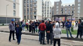 Еще один караван с бывшими вынужденными переселенцами прибыл в Физули (ФОТО)