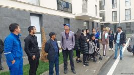 Еще один караван с бывшими вынужденными переселенцами прибыл в Физули (ФОТО)