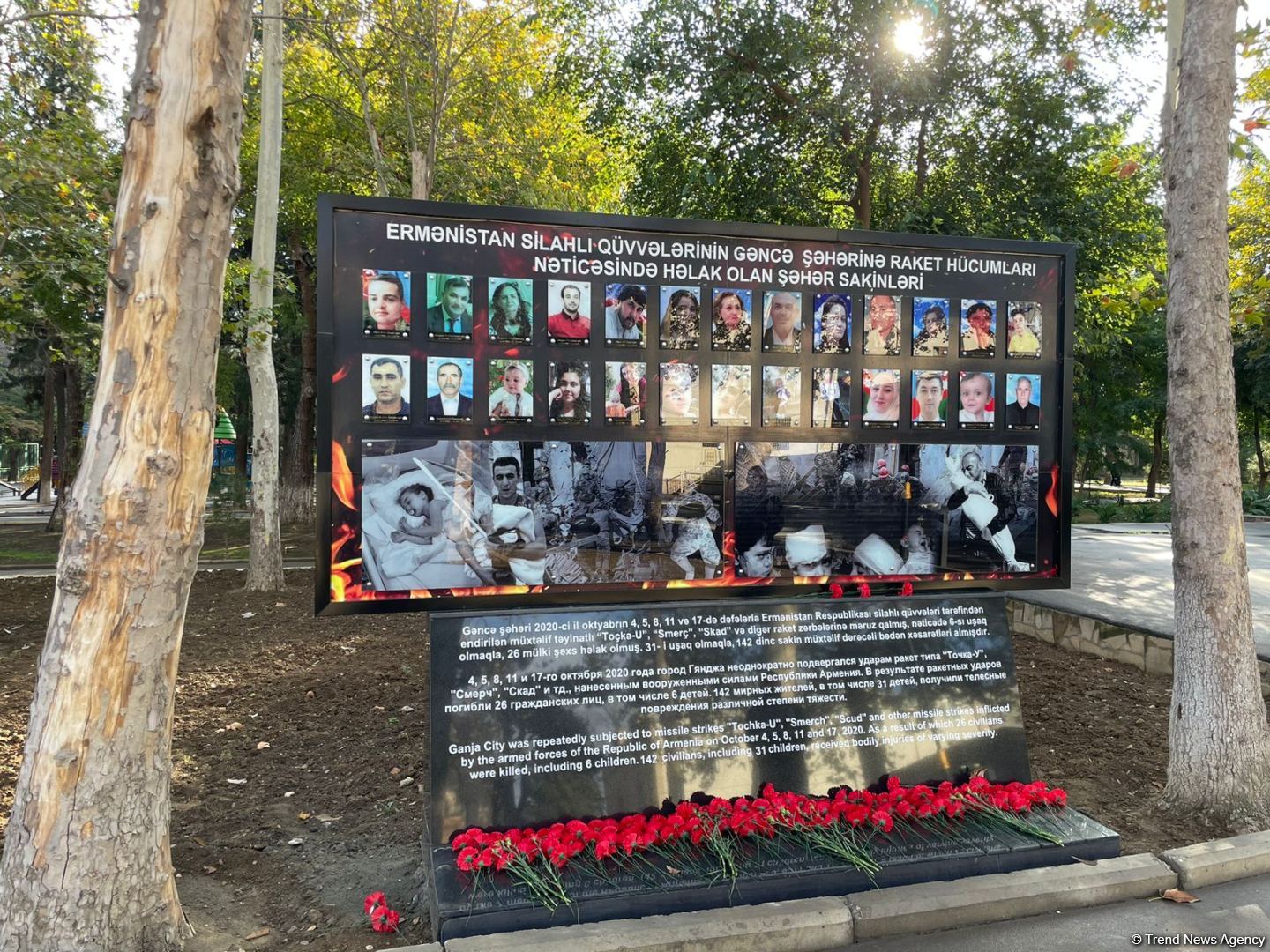 bp employees visit Azerbaijan's Ganja site shelled during second Karabakh war (PHOTO)