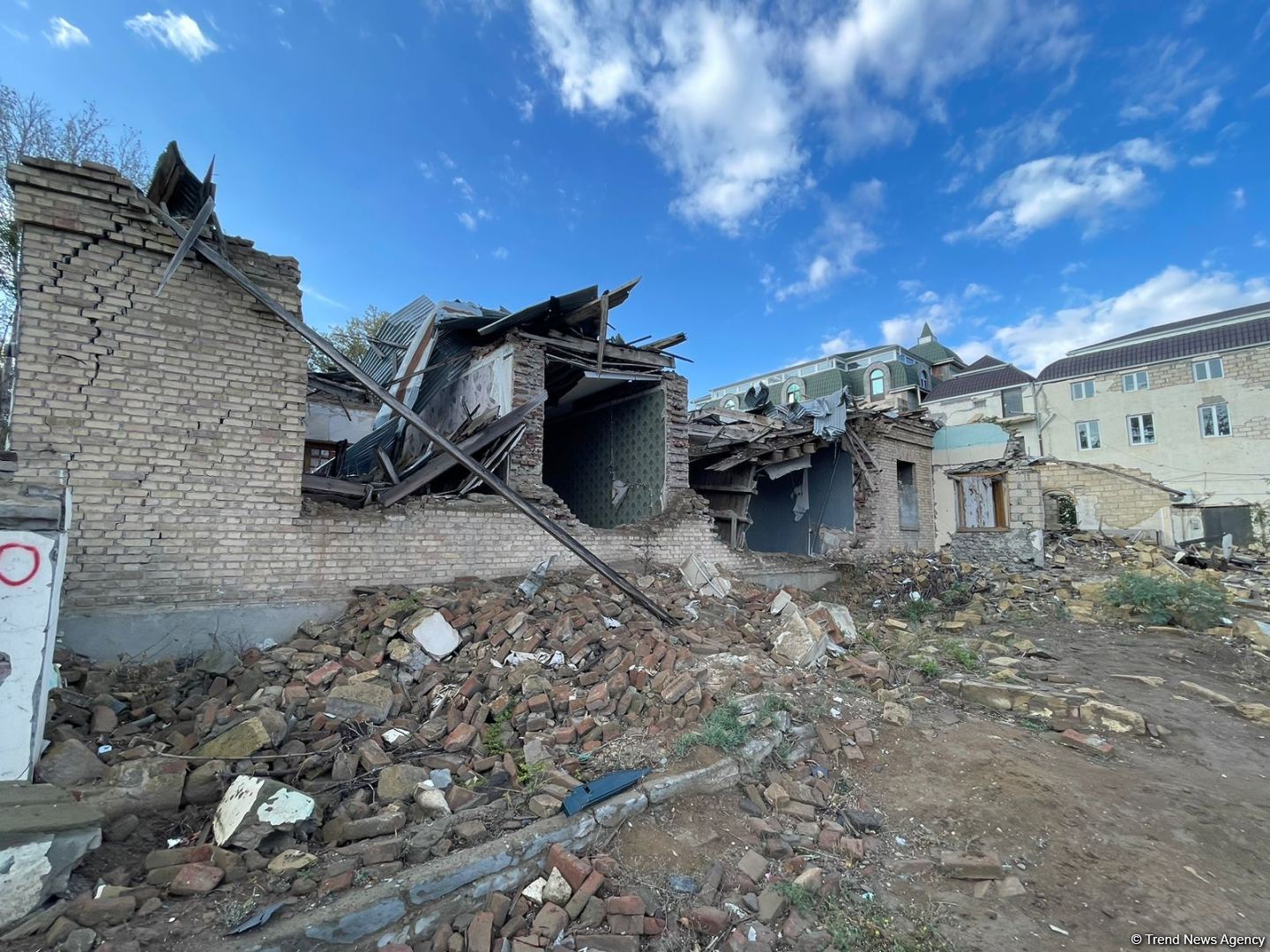 bp employees visit Azerbaijan's Ganja site shelled during second Karabakh war (PHOTO)