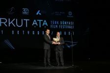 В Баку состоялась торжественная церемония награждения победителей Международного кинофестиваля тюркского мира Korkut Ata (ФОТО)