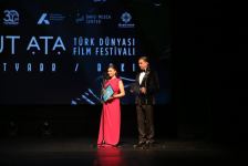 В Баку состоялась торжественная церемония награждения победителей Международного кинофестиваля тюркского мира Korkut Ata (ФОТО)