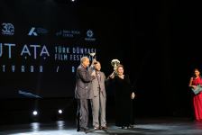 В Баку состоялась торжественная церемония награждения победителей Международного кинофестиваля тюркского мира Korkut Ata (ФОТО)