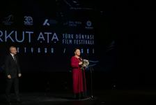 В Баку состоялась торжественная церемония награждения победителей Международного кинофестиваля тюркского мира Korkut Ata (ФОТО)