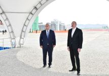 President Ilham Aliyev lays foundation of third residential complex in Fuzuli (PHOTO)
