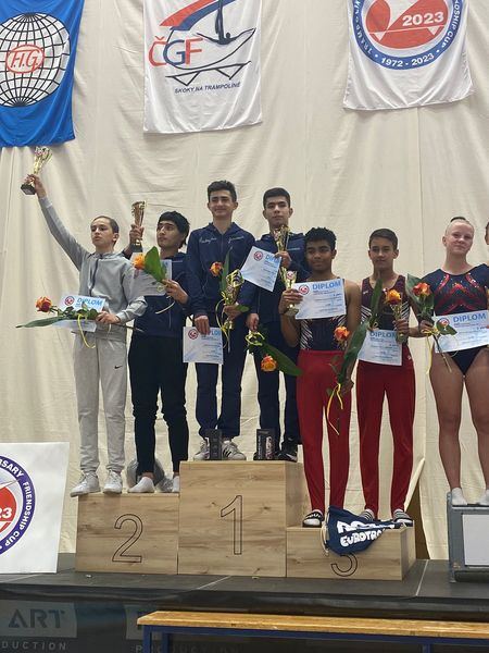 Azerbaijani gymnasts grab medals at international tournament in Czech Republic (PHOTO)