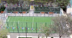 VP of Heydar Aliyev Foundation Leyla Aliyeva attends inauguration of another yard redeveloped under “Bizim həyət” project (PHOTO)