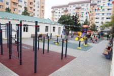 VP of Heydar Aliyev Foundation Leyla Aliyeva attends inauguration of another yard redeveloped under “Bizim həyət” project (PHOTO)