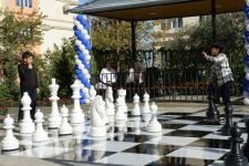 VP of Heydar Aliyev Foundation Leyla Aliyeva attends inauguration of another yard redeveloped under “Bizim həyət” project (PHOTO)