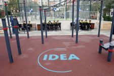 VP of Heydar Aliyev Foundation Leyla Aliyeva attends inauguration of another yard redeveloped under “Bizim həyət” project (PHOTO)