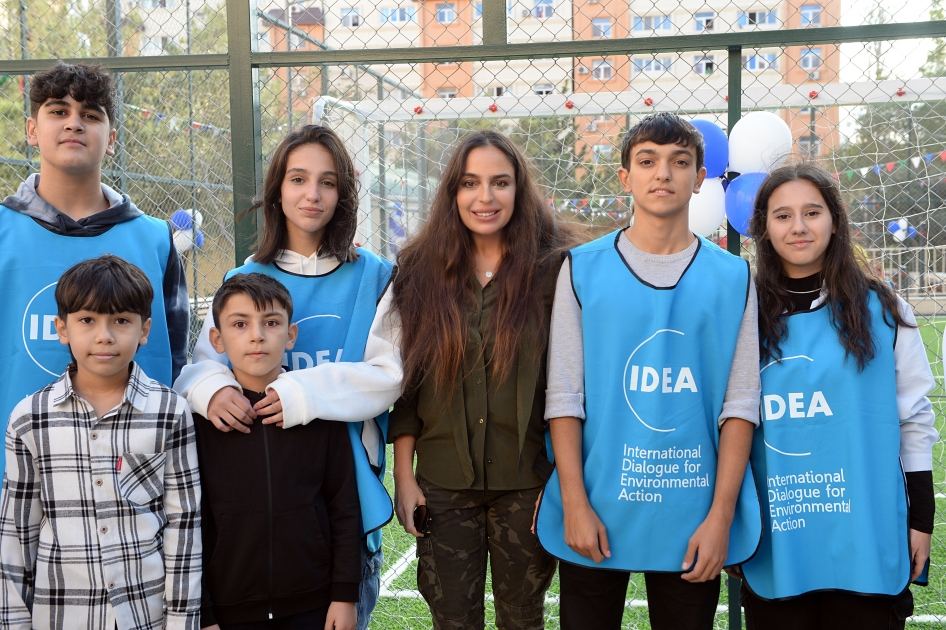 VP of Heydar Aliyev Foundation Leyla Aliyeva attends inauguration of another yard redeveloped under “Bizim həyət” project (PHOTO)