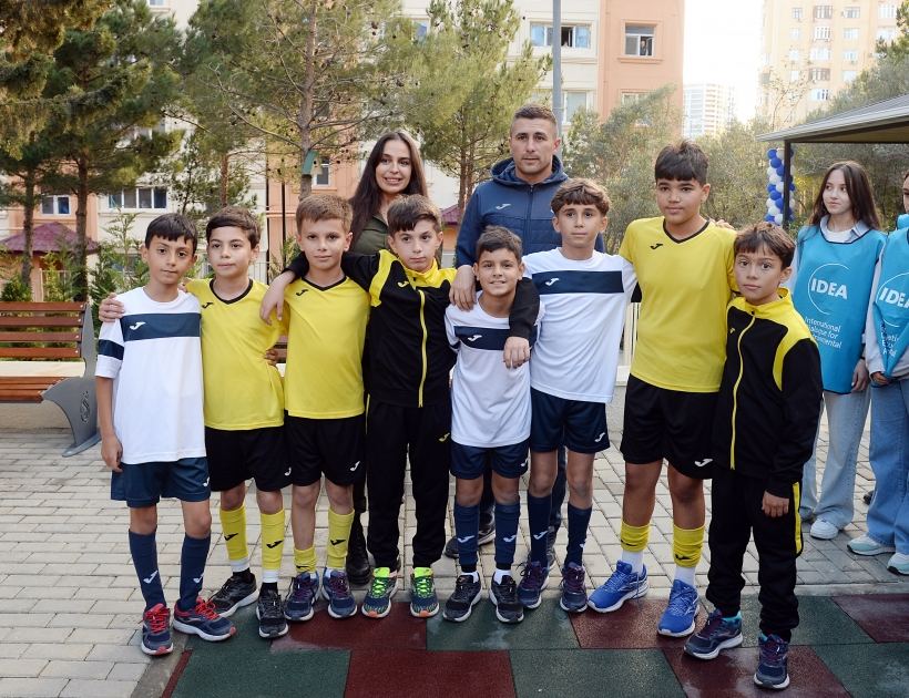 VP of Heydar Aliyev Foundation Leyla Aliyeva attends inauguration of another yard redeveloped under “Bizim həyət” project (PHOTO)