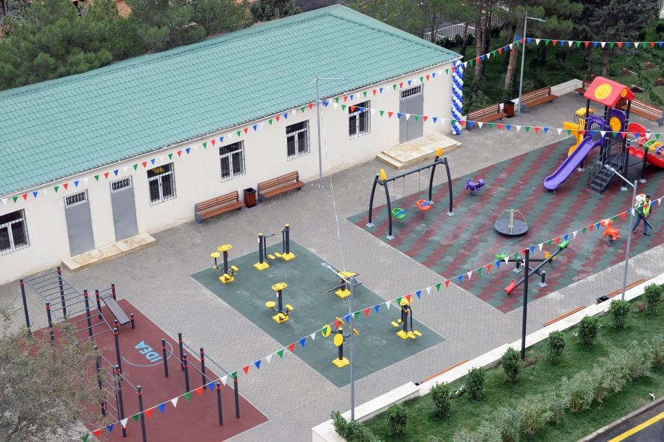 VP of Heydar Aliyev Foundation Leyla Aliyeva attends inauguration of another yard redeveloped under “Bizim həyət” project (PHOTO)