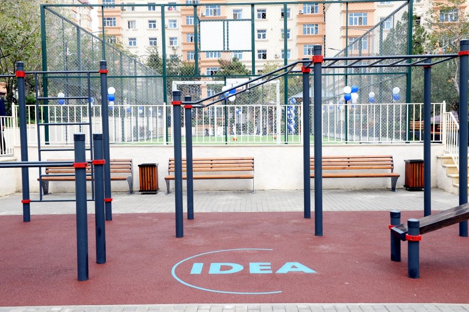 VP of Heydar Aliyev Foundation Leyla Aliyeva attends inauguration of another yard redeveloped under “Bizim həyət” project (PHOTO)