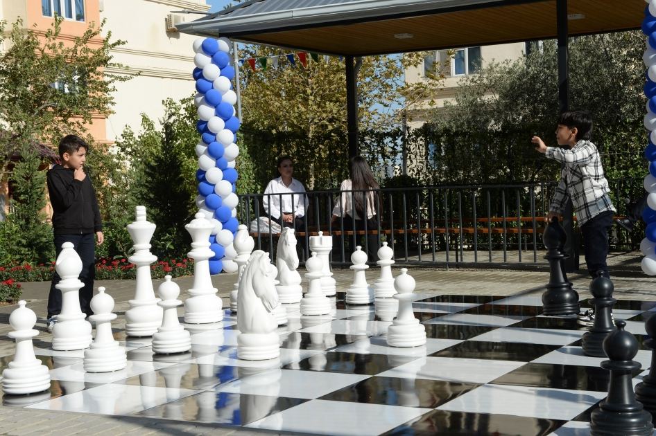 VP of Heydar Aliyev Foundation Leyla Aliyeva attends inauguration of another yard redeveloped under “Bizim həyət” project (PHOTO)