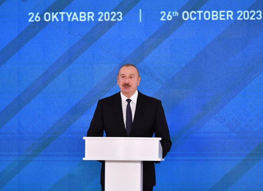 Opening of Garadag Solar PV Plant is historical moment in our history - President Ilham Aliyev