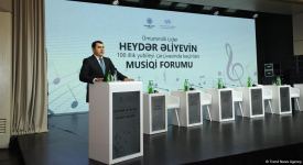 Baku hosts grand opening of first Music Forum dedicated to 100th anniversary of Heydar Aliyev (PHOTO)