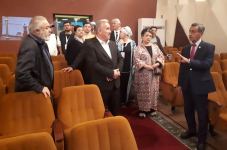 Коллектив Самаркандского театра посетил Союз театральных деятелей Азербайджана (ФОТО)