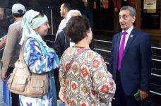 Коллектив Самаркандского театра посетил Союз театральных деятелей Азербайджана (ФОТО)