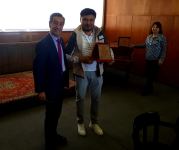 Коллектив Самаркандского театра посетил Союз театральных деятелей Азербайджана (ФОТО)