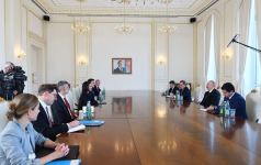Президент Ильхам Алиев принял главу МИД Германии (ФОТО/ВИДЕО)
