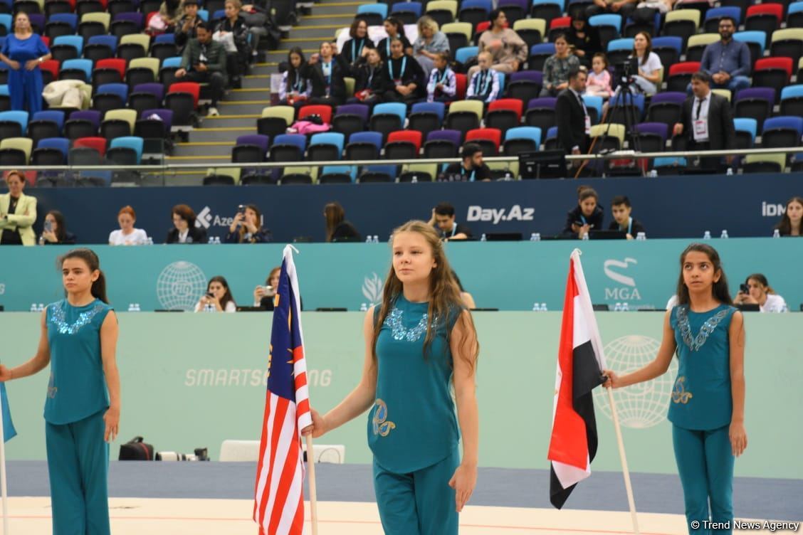 Baku hosts grand opening of second Ojag International Cup in Rhythmic Gymnastics (PHOTO)