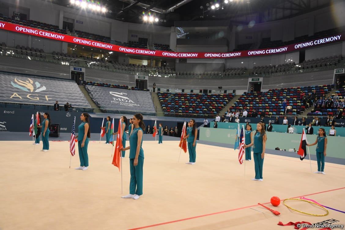 Baku hosts grand opening of second Ojag International Cup in Rhythmic Gymnastics (PHOTO)