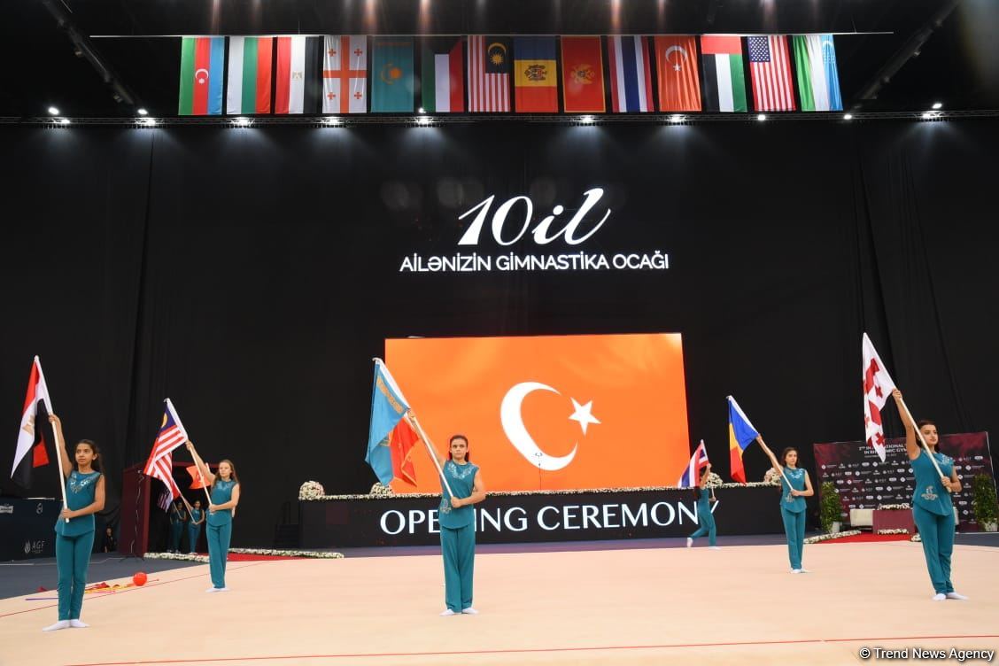 Baku hosts grand opening of second Ojag International Cup in Rhythmic Gymnastics (PHOTO)